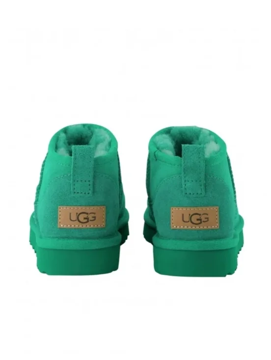 🆕️🎿Ugg Ultra Mini Boots, Emerald Green - Sz 8 - Picture 2 of 11